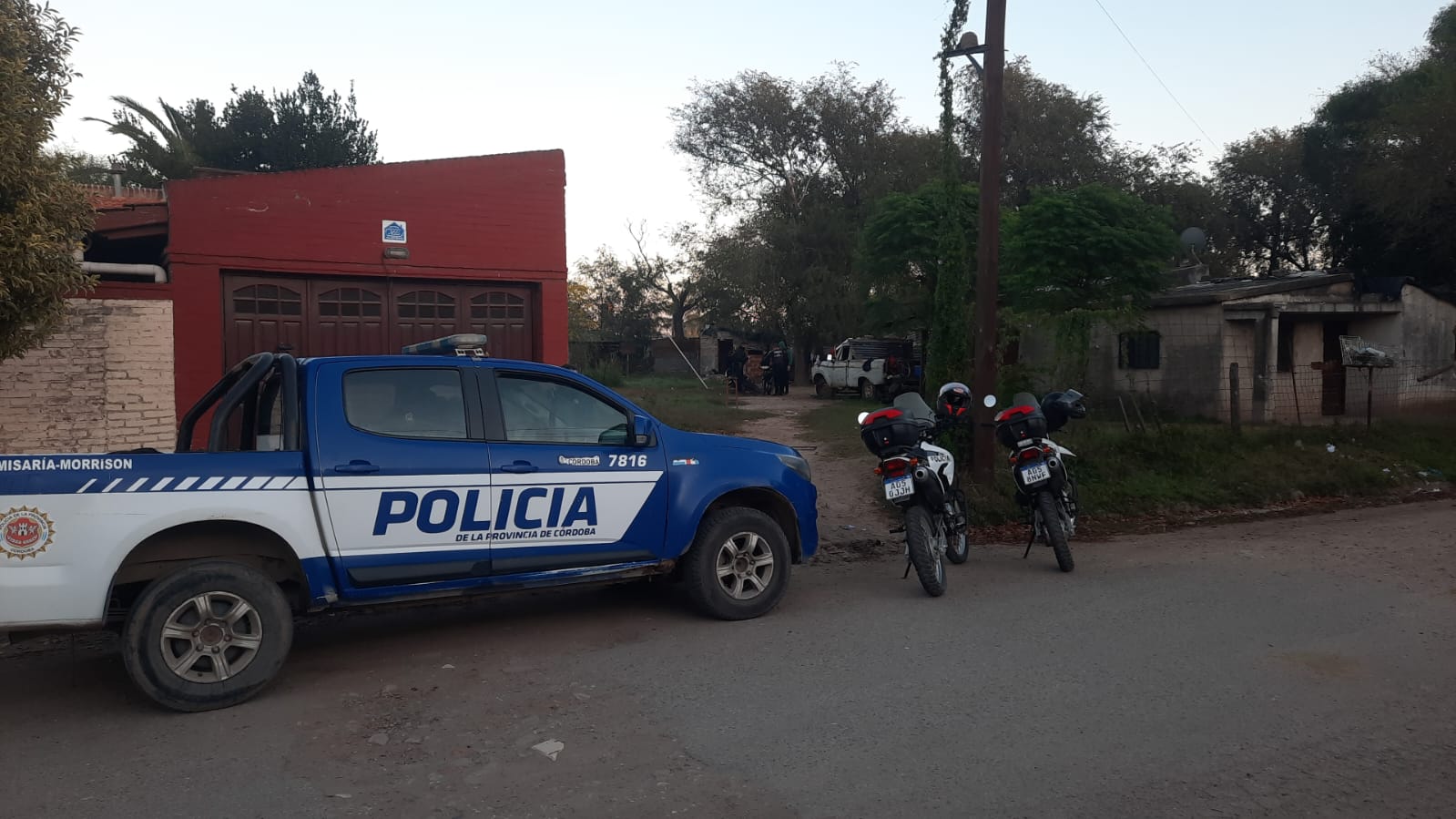 Bell Ville: Allanamientos con detenidos y secuestros.