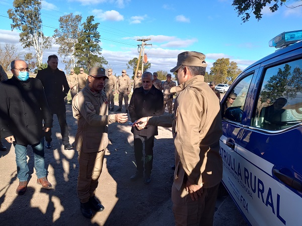 Patrulla Rural: dos nuevas bases en el norte provincial y una unidad 0 KM en Los Patos.