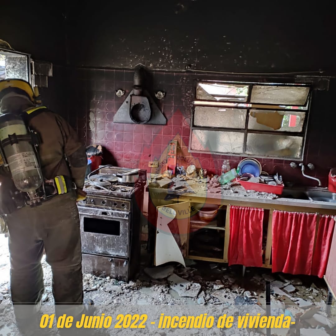 Bell Ville: incendio en una vivienda