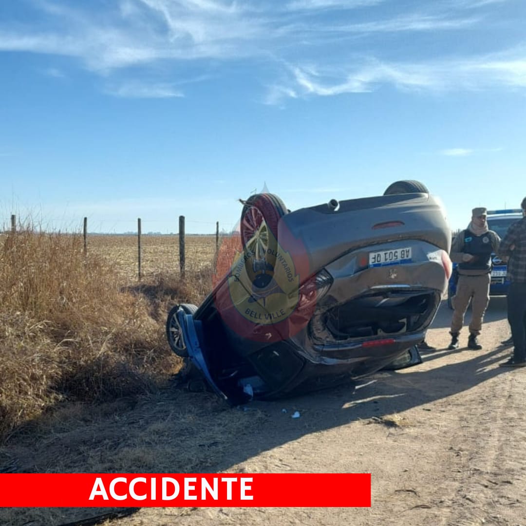 Accidente en la zona rural de Bell Ville.