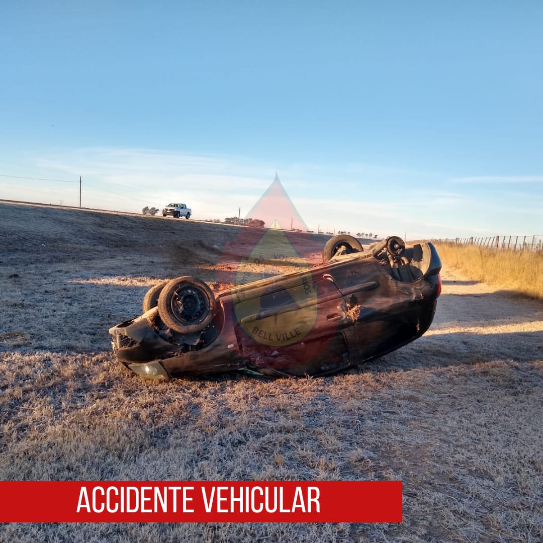 Bell Ville: Accidente en ruta 3 sur.