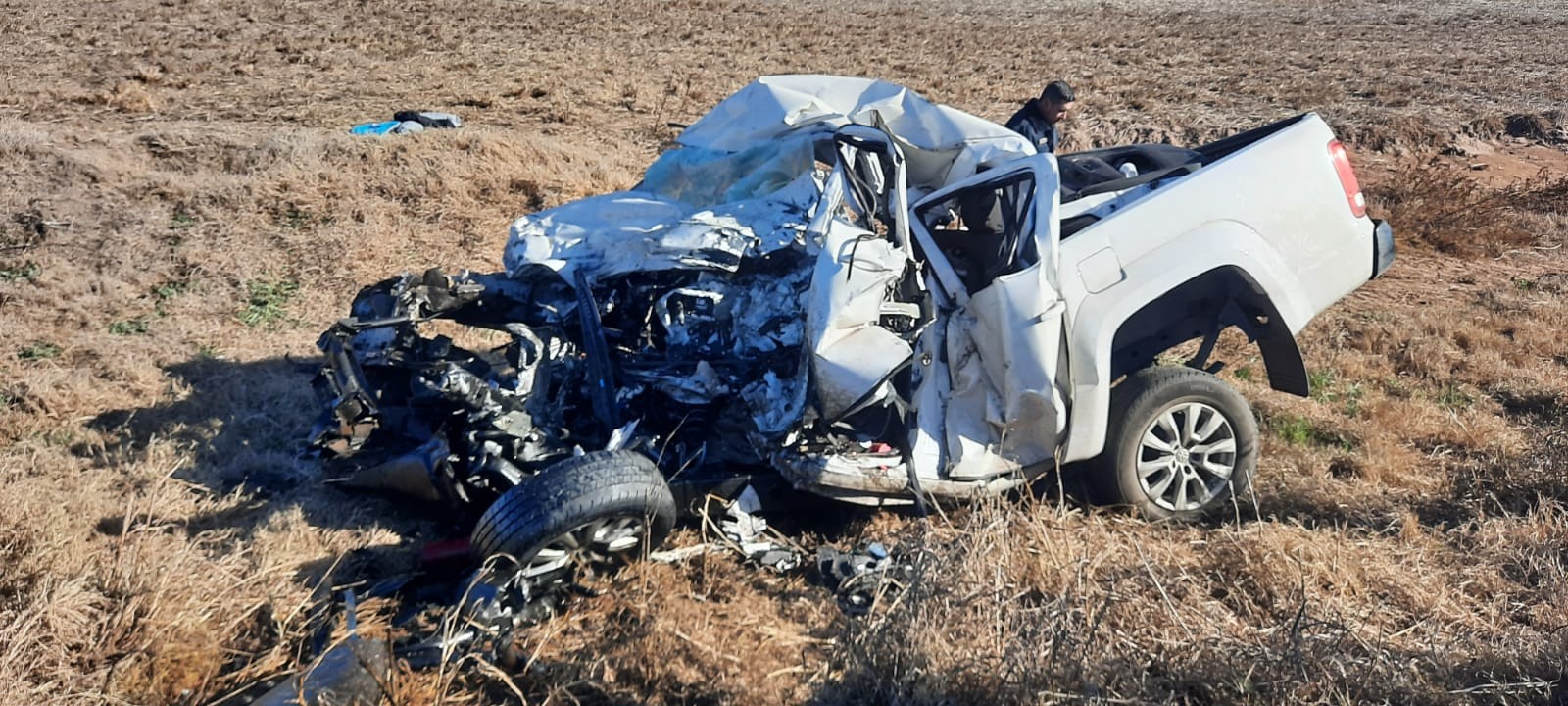 Accidente con dos persona fallecidas en ruta 3 entre J. Posse y W. Escalante.