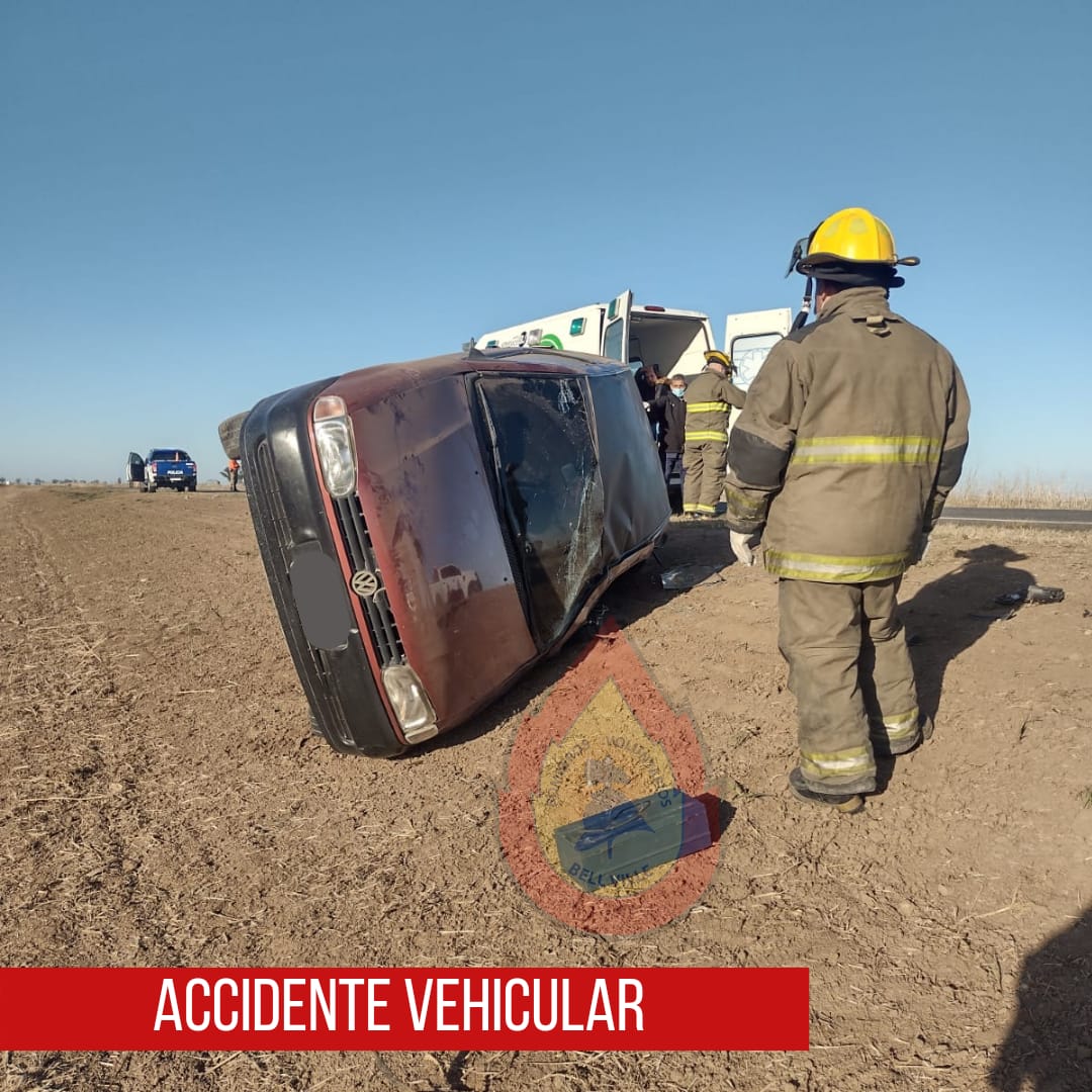 Bell Ville: accidente en ruta 3 sur.
