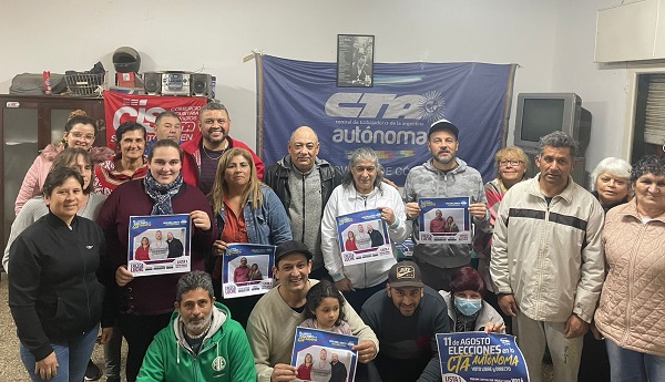 La CTA-A Bell Ville presentó lista.