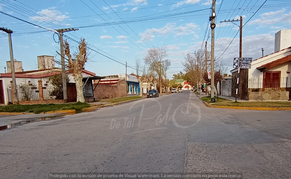 Bell Ville: cortan media calzada de calle Gerónimo del Barco.