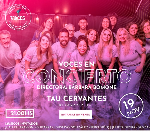 Bell Ville: el 19 se realiza «Voces en concierto»