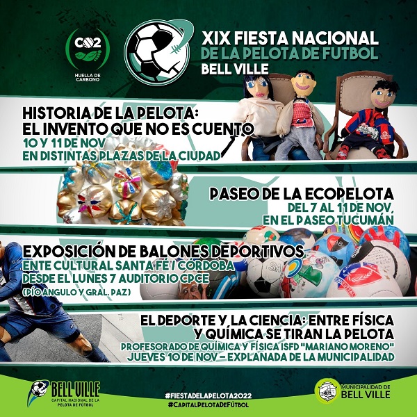 Bell Ville: actividades por la Fiesta de la Pelota.