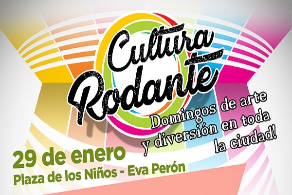 Bell Ville: la Plaza Eva Perón será sede de Cultura Rodante.