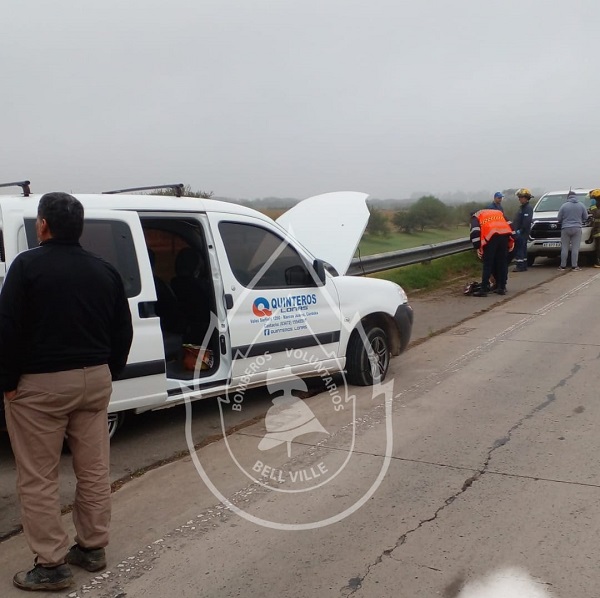 Despiste en la autopista Córdoba Rosario en el km 487.