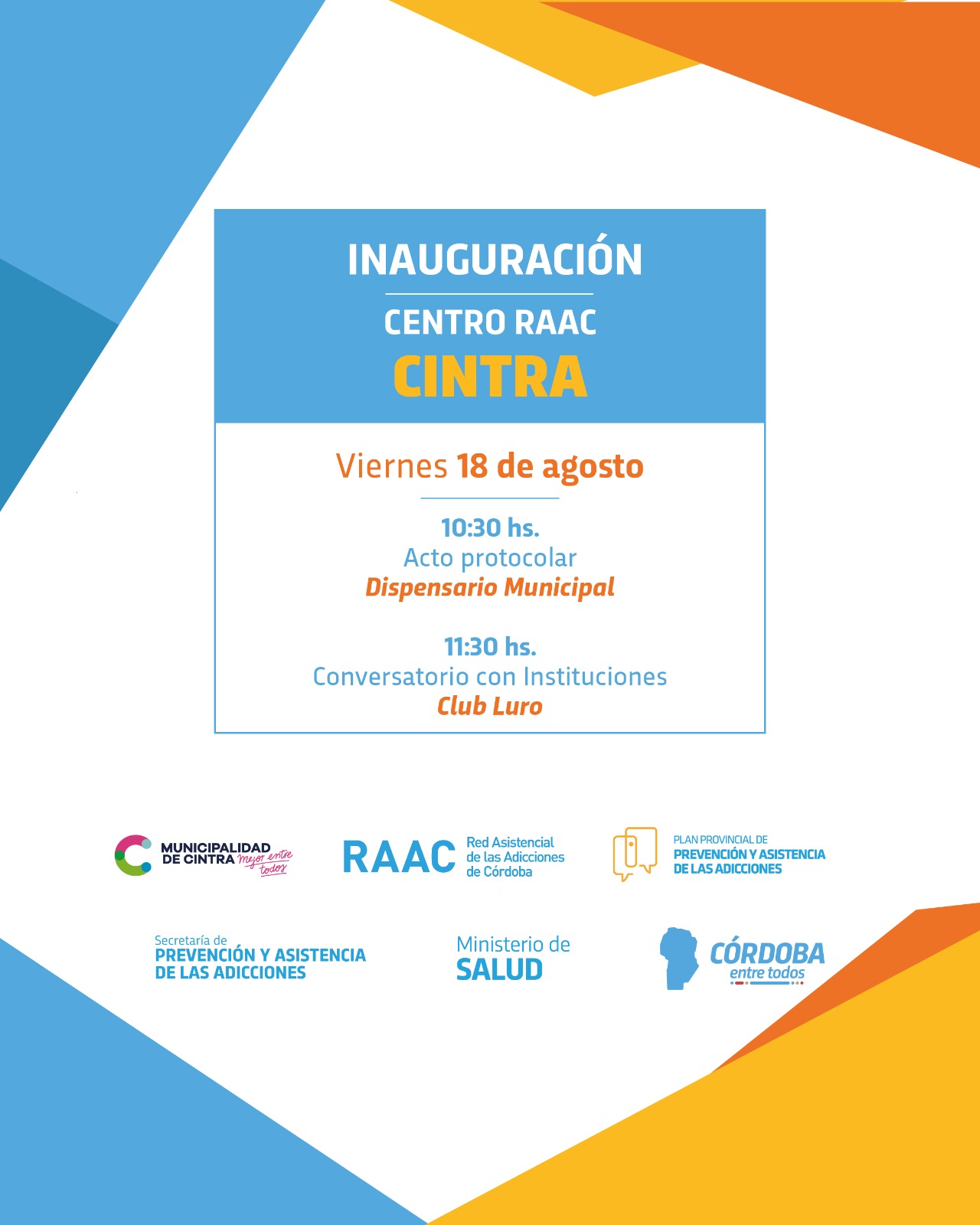 Cintra: Nuevo Centro de prevención.