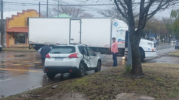 Bell Ville: accidente en calles de la ciudad