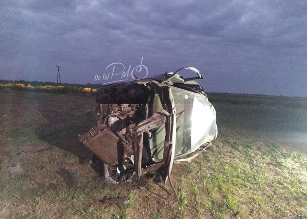 Ballesteros: accidente fatal sobre ruta 9.