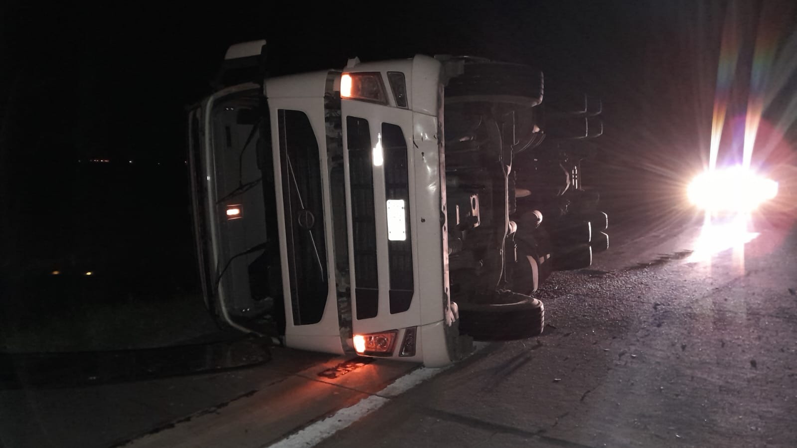 Bell Ville:  Accidente de tránsito sobre la autopista.