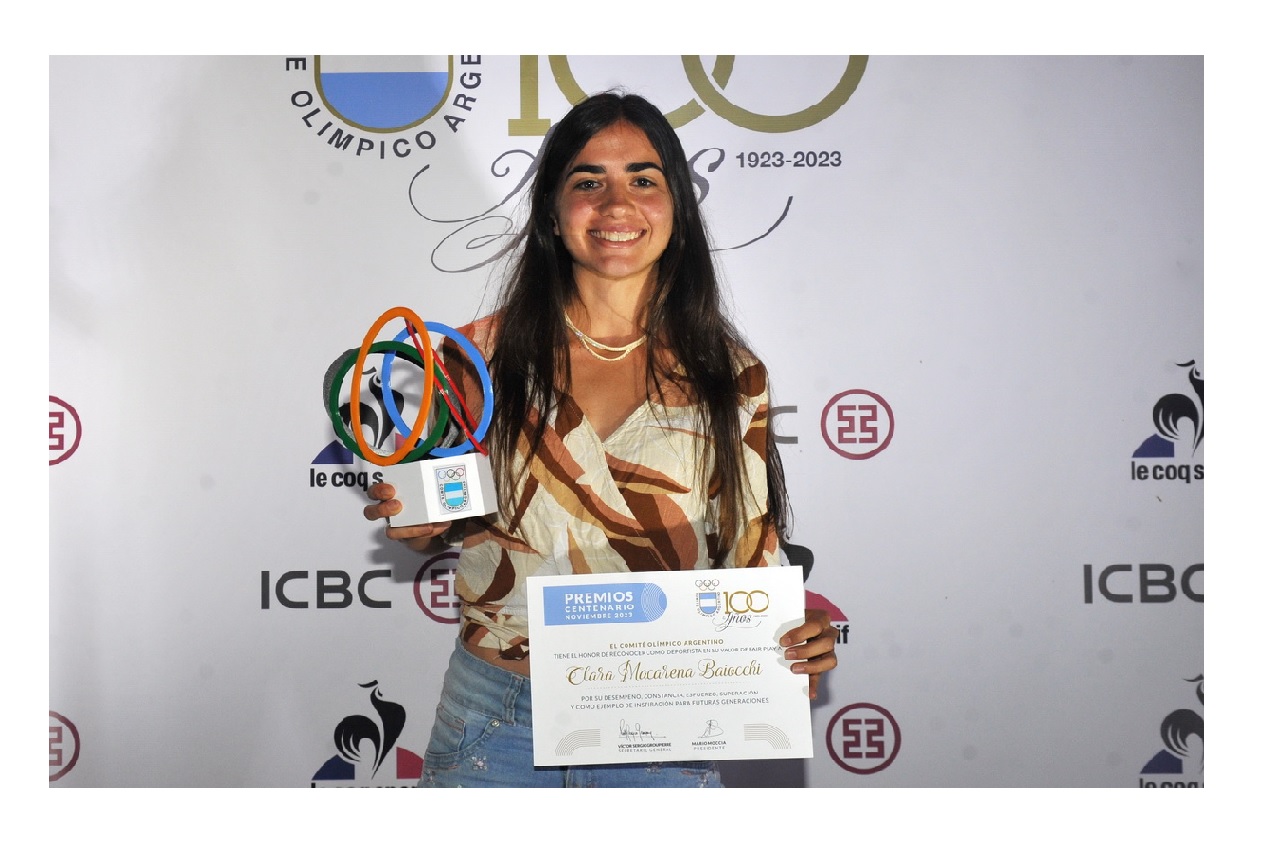 Bell Ville: Clarita Baiochi recibió el premio Fair Play del Comité Olímpico Argentino por su gesto ejemplar.