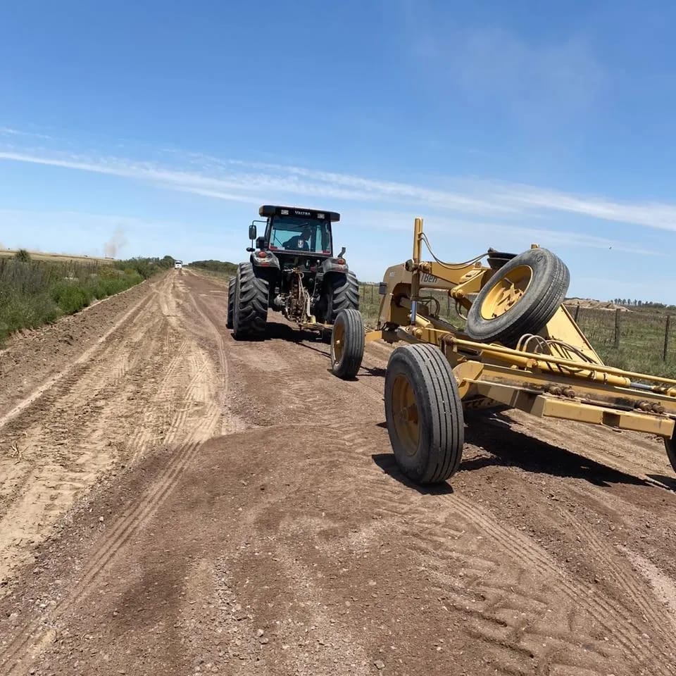 Idiazabal: Obra de mejoramiento de caminos rurales.