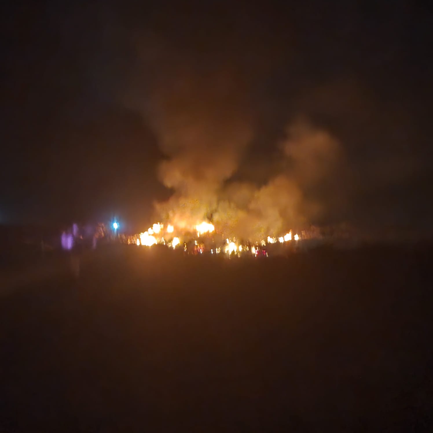 Bell Ville: nuevamente se prendió fuego el basural.
