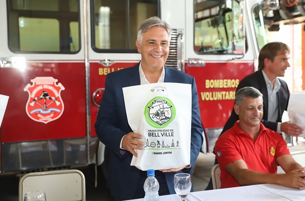 Bell Ville: Llaryora anunció una nueva fiscalía y una base de la Fuerza Policial Antinarcótico.