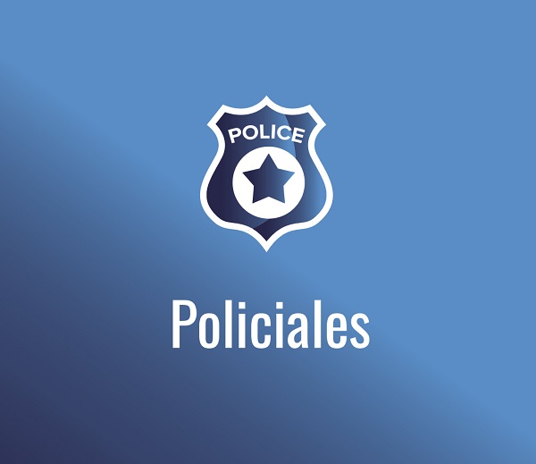 Informe policial del fin de semana.