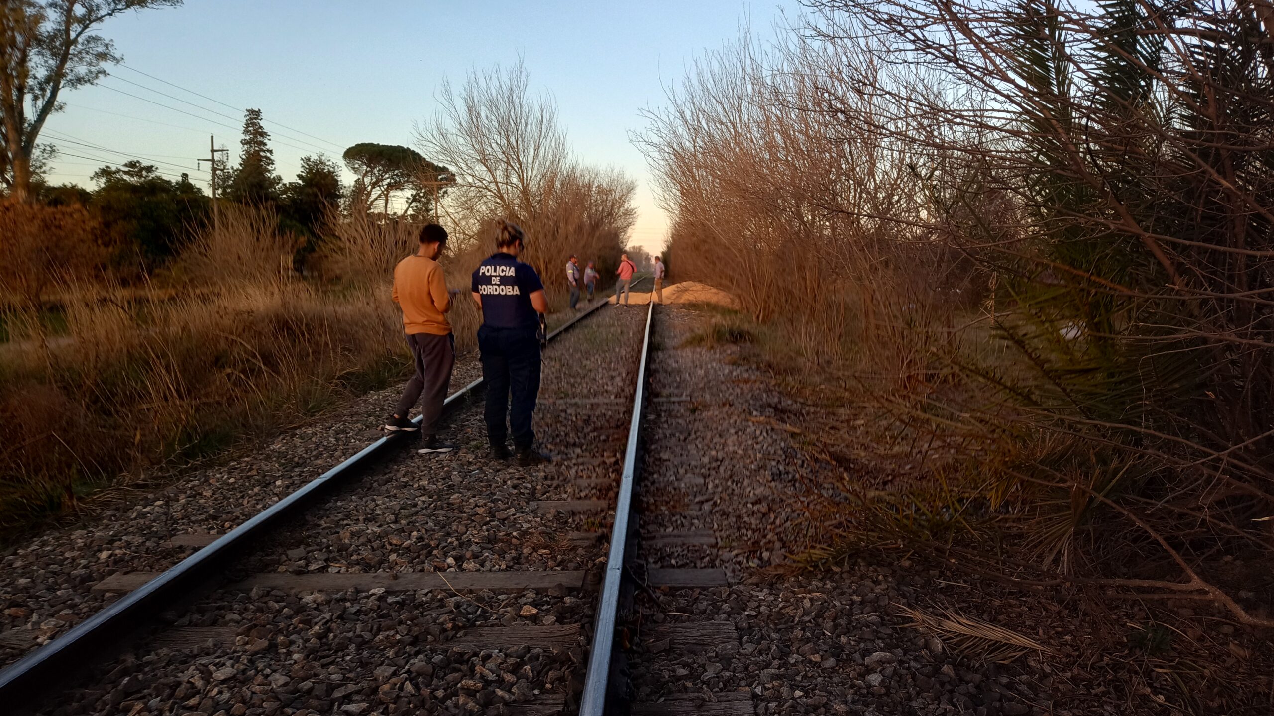 Bell Ville: desconexión de vagones y robo en un tren carguero que estaba detenido.