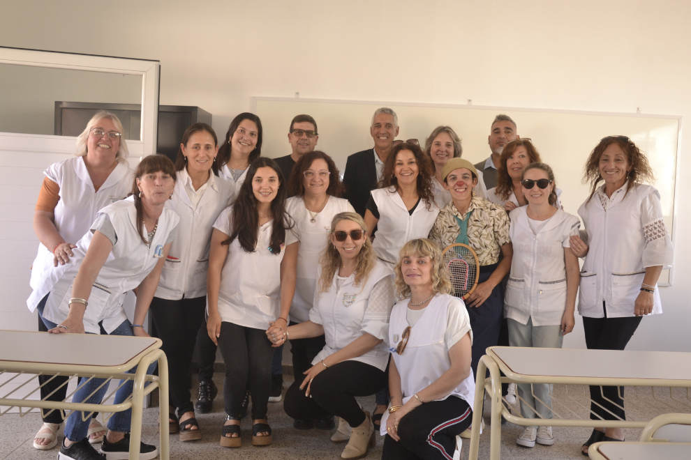 Cintra: inauguraron dos aulas en la escuela primaria Ramón Falcón.