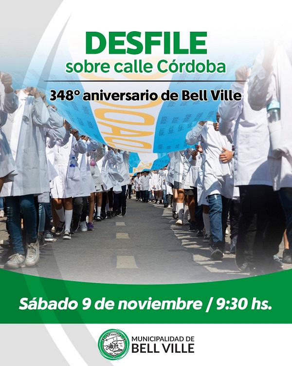 Desfile y acto aniversario de la ciudad