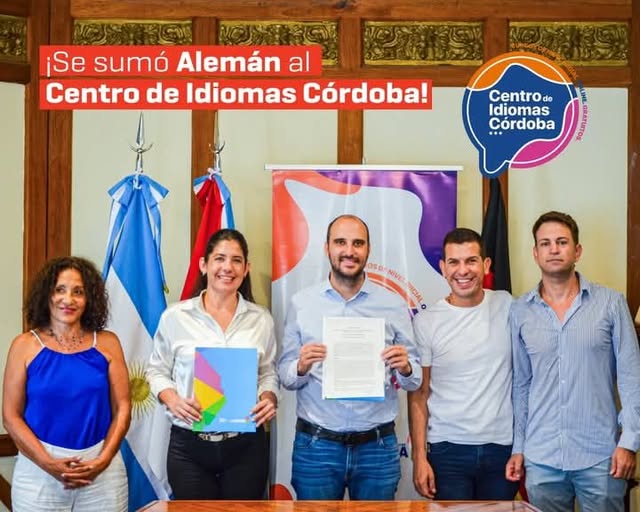 José Scotto contó sobre la incorporación de Alemán al Centro de Idiomas Córdoba.