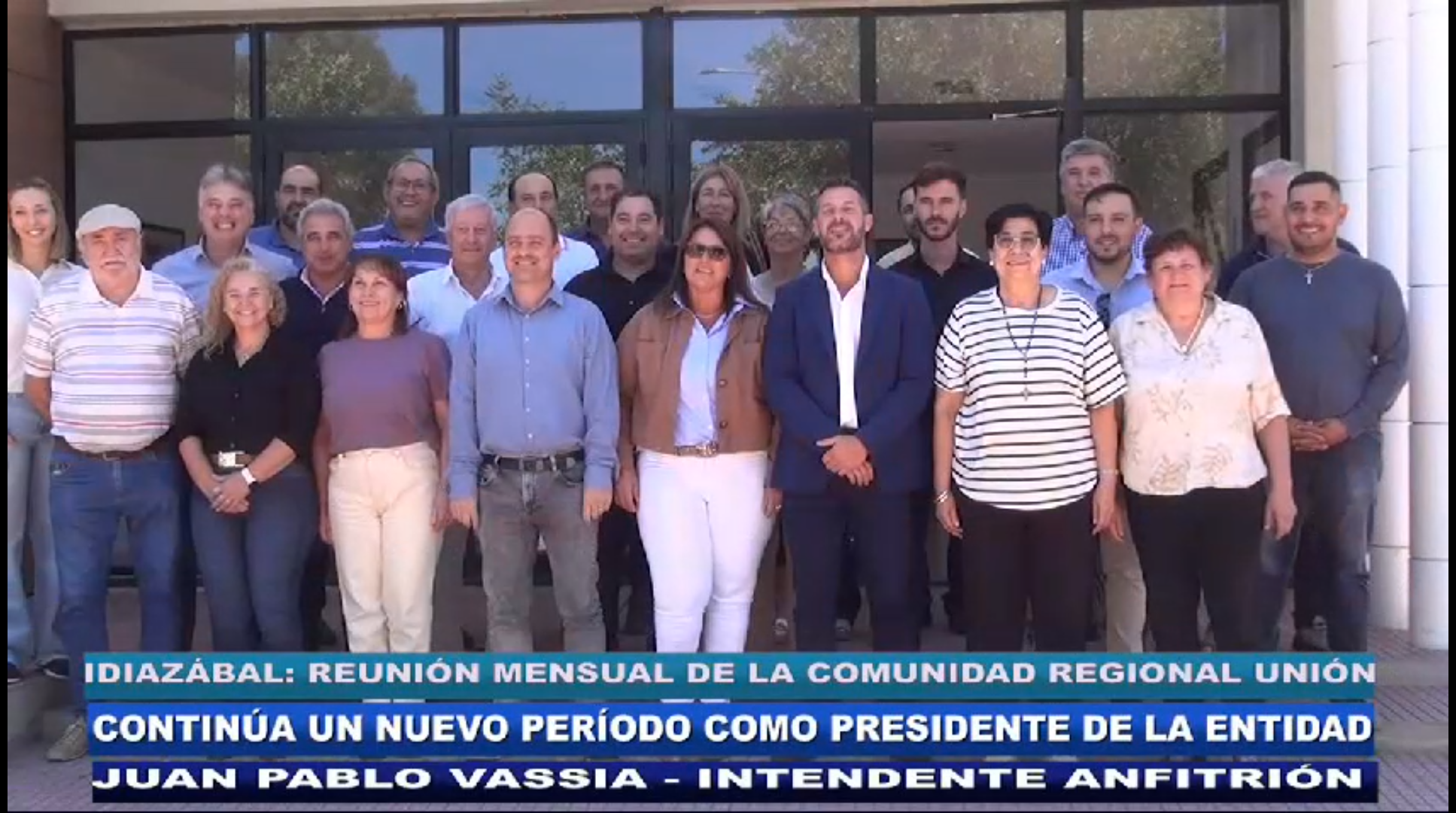 Comunidad Regional Unión: Juan Pablo Vassia renovó su mandato.