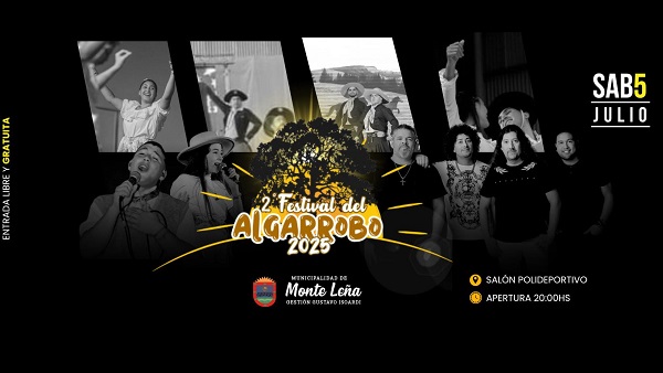 Monte Leña presentó el 2° Festival del Algarrobo: una fiesta de raíces, cultura y orgullo local