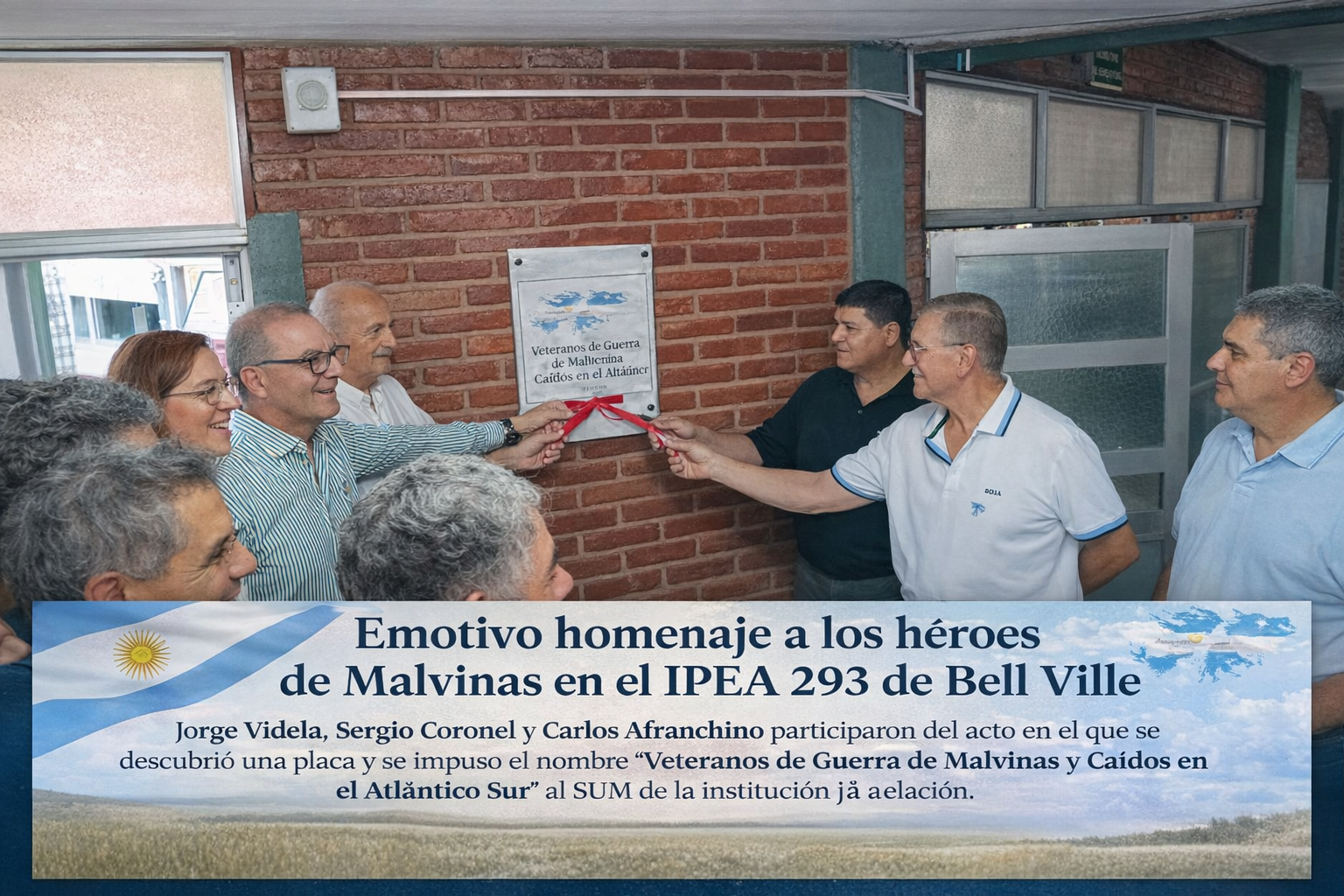 Emotivo homenaje a los héroes de Malvinas en el IPEA N° 293 de Bell Ville (ex ENA)