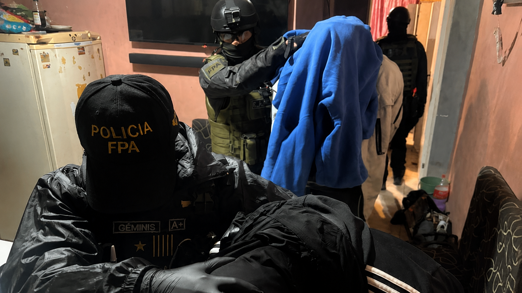 FPA desbarató cuatro puntos de venta de drogas en Marcos Juárez: cinco detenidos.