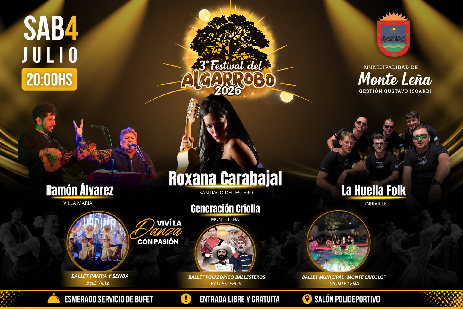 Monte Leña ya palpita la 3ª edición del Festival del Algarrobo.