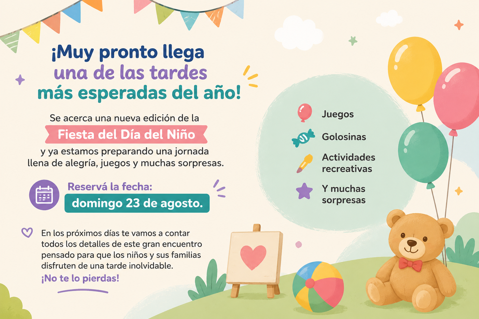 Bell Ville se prepara para celebrar el Día del Niño