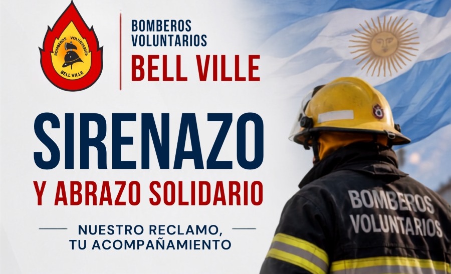 Bomberos de Bell Ville harán sonar las sirenas en reclamo por fondos nacionales retenidos
