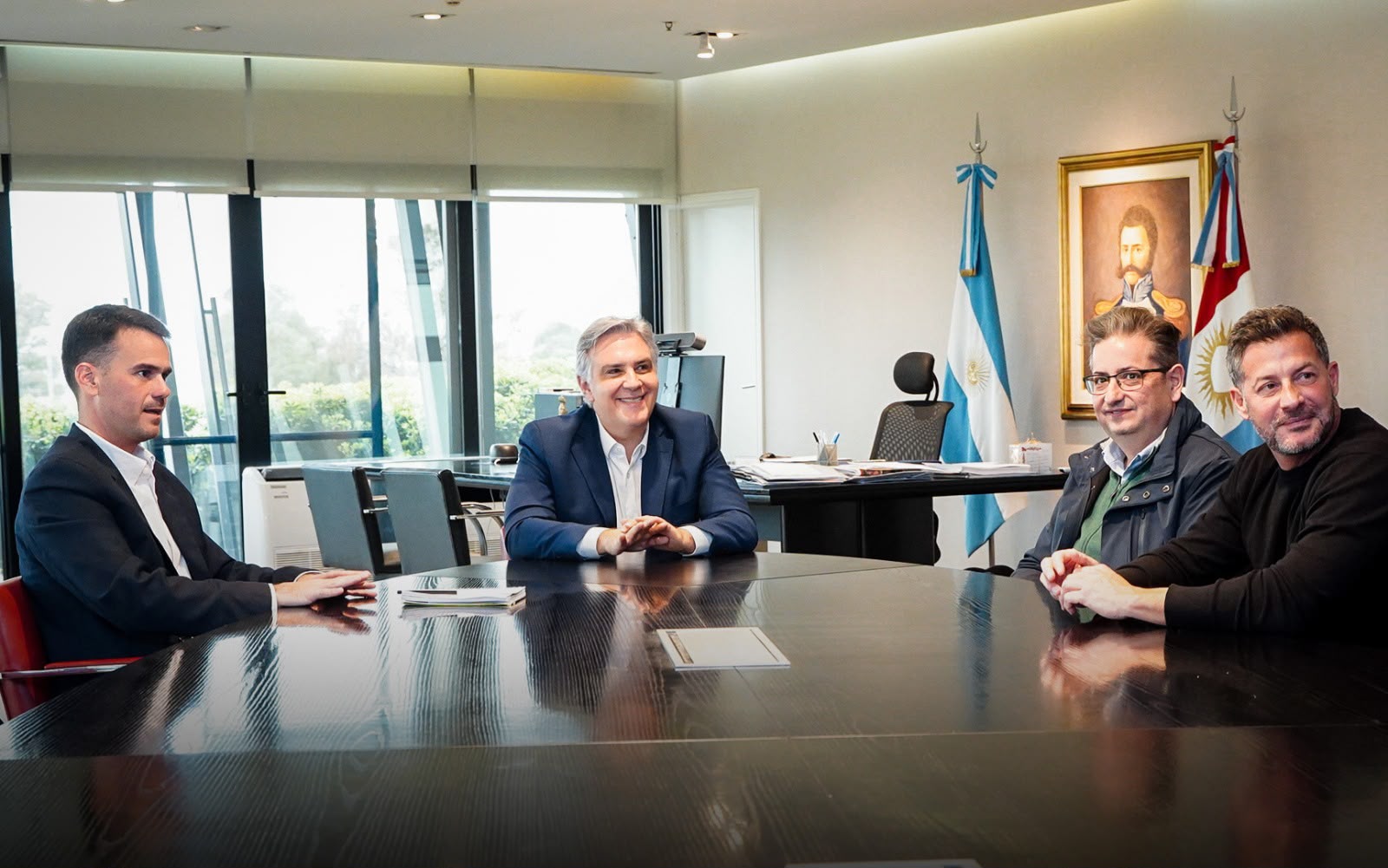 El Gobernador Llaryora recibió al intendente electo de Marcos Juárez